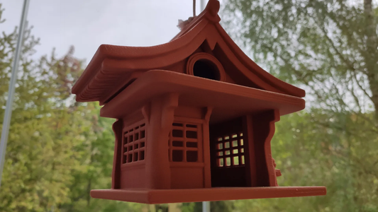 🕊️ Dojo Stílusú Madáretető – Japán Hangulat a Kertedben 🌸