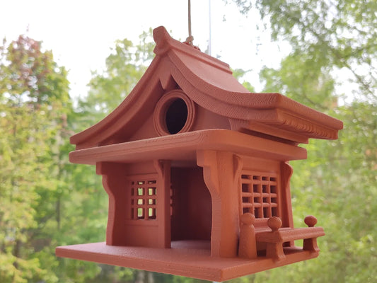 🕊️ Dojo Stílusú Madáretető – Japán Hangulat a Kertedben 🌸
